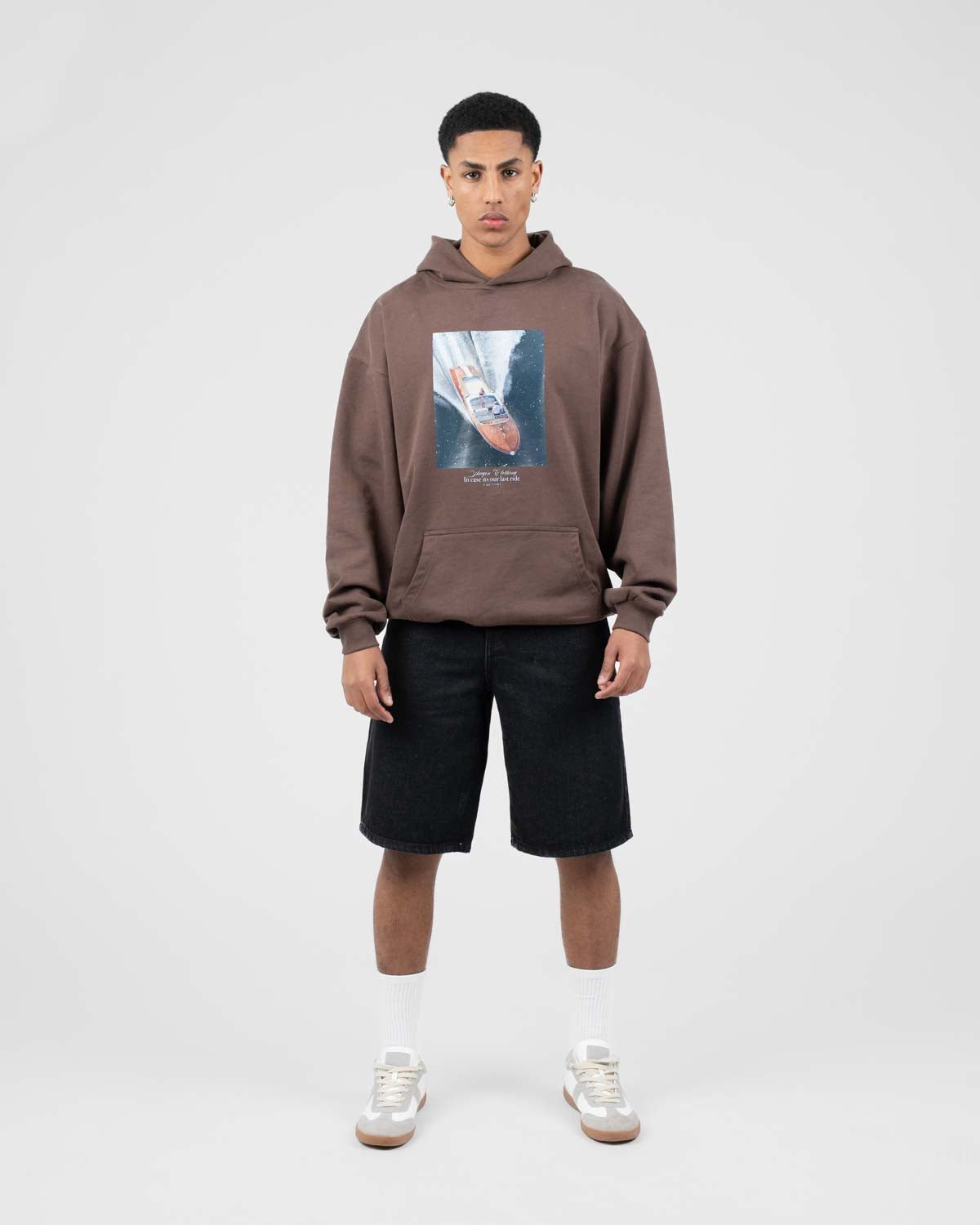 Como Graphic Hoodie Brun | Skagen - clothing.dk